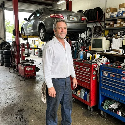 Alex Pinto, owner and ASE Certified Master Technician at Pinto's Auto Repair in Naples
